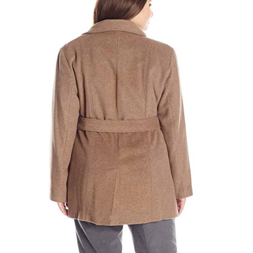 Calvin Klein Wool Blend PeaCoat 2X - Picture 2 of 9